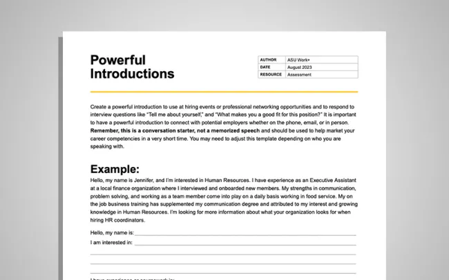 Clear Introduction Crafting Impactful Professional Introductions: A Guide for Students | Work+