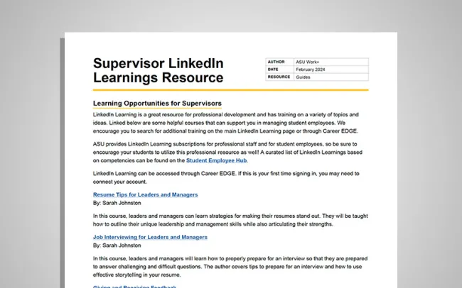 LinkedIn Learning Resources