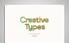 Screen capture of My Creative Type webpage